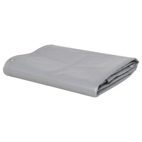 Vidaxl -Gerät Segel 650 g m² 4x4 m Grau