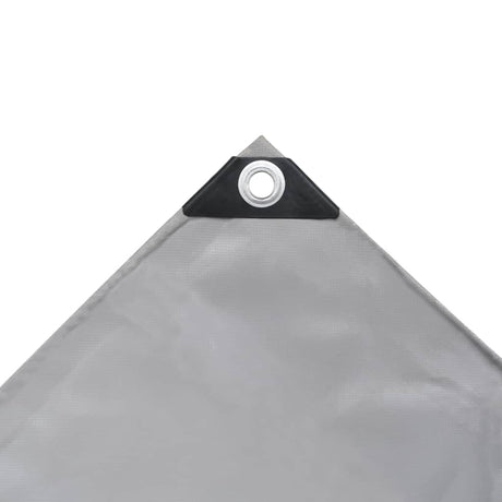 Vidaxl -Gerät Segel 650 g m² 4x5 m Grau