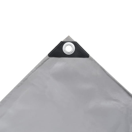 Vidaxl -Gerät Segel 650 g m² 4x6 m Grau