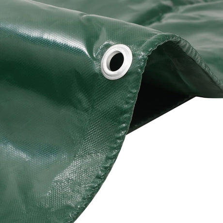 Vidaxl -Gerät Segel 650 g m² 4x4 m grün