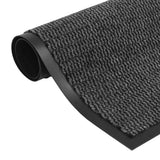 Vidaxl droogloopmat rechteckig getuftet 40x60 cm Anthrazit