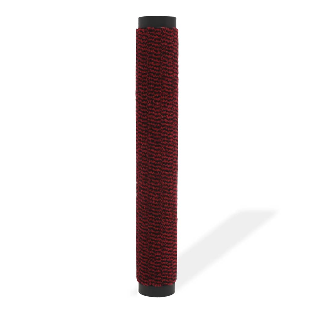 Vidaxl droogloopmat rechteckig getuftet 40x60 cm rot