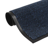 Vidaxl droogloopmat rechteckig getuftet 40x60 cm blau