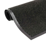 Vidaxl droogloopmat rechteckige Tufting 60x90 cm Schwarz