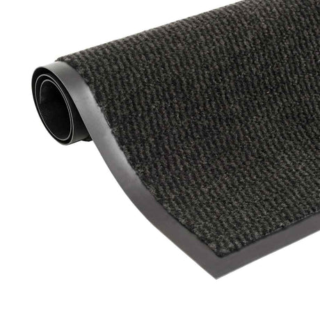 Vidaxl droogloopmat rechteckige Tufting 60x90 cm Schwarz