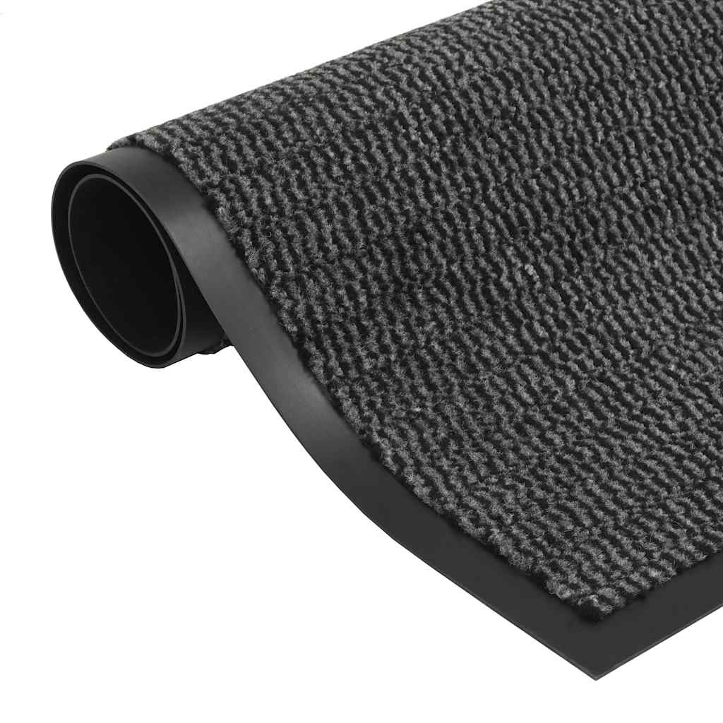 Vidaxx rechteckige getuftete Trockenmatte 80x120 cm Anthrazit