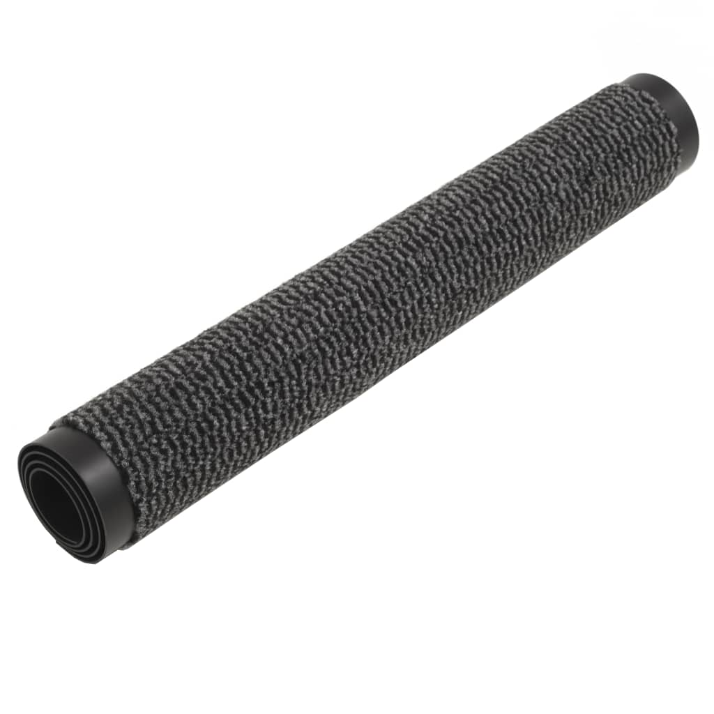 Vidaxl droogloopmat rechteckig getuftet 90x150 cm Anthrazit