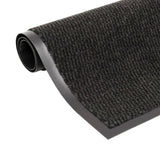 Vidaxl droogloopmat rechteckig getuftet 90x150 cm schwarz