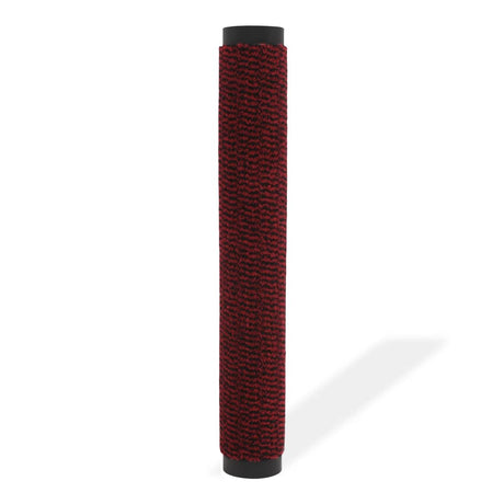 Vidaxl droogloopmat rechteckig getuftet 90x150 cm rot
