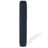Vidaxl droogloopmat rechteckig getuftet 90x150 cm blau