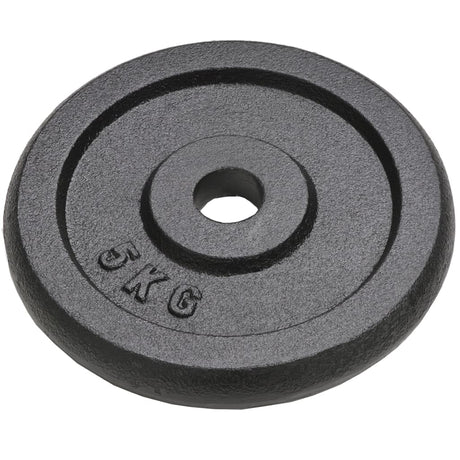 VIDAXL -Halfterscheiben 4 PCs 4x5 kg Gusseisen