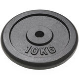 VIDAXL -Halfterscheiben 4 PCs 2x10 kg und 2x5 kg Gusseisen