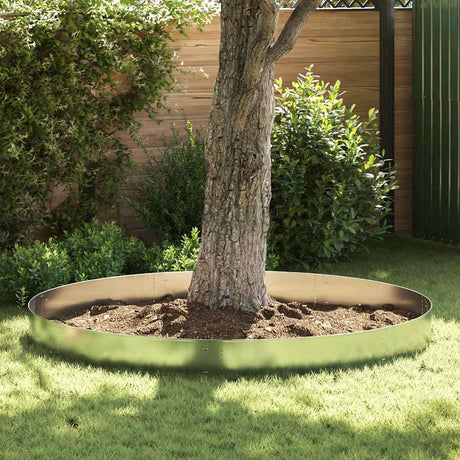 VidaXL Grasränder 10 Stück 100x20 cm verzinkter Stahl