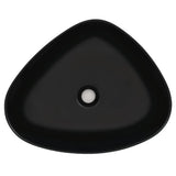 Vidaxx Waschbecken dreieckig 50,5x41x12 cm Keramik schwarz