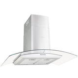 VIDAXL -Wandextraktionshaube 756 m³ U LED 90 cm Edelstahl