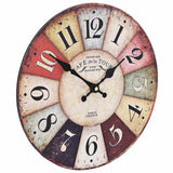 Vidaxl Wanduhr Vintage Style 30 cm Multi -Deled