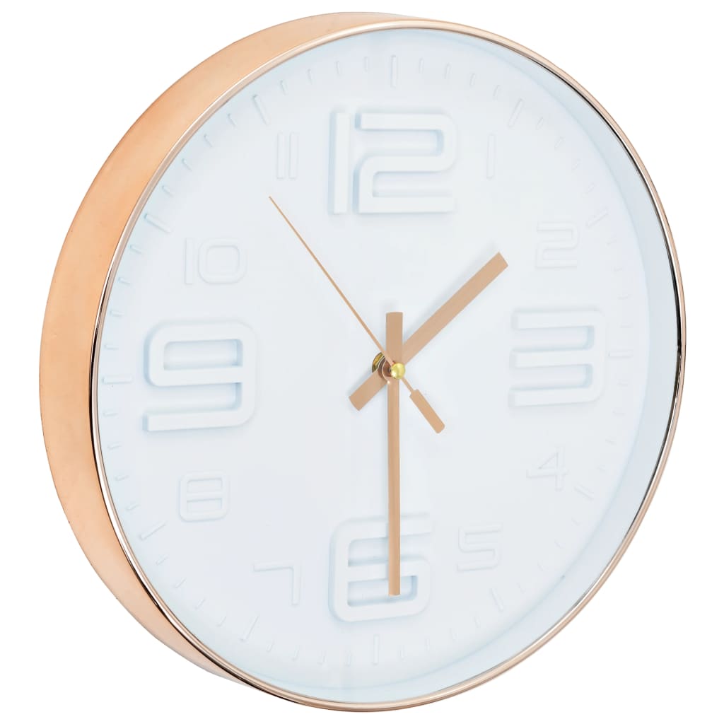 Vidaxx Wanduhr Kupferoptik 30 cm