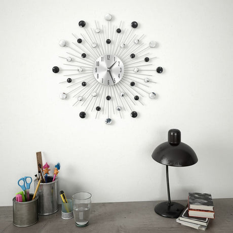 Vidaxl Wanduhr mit Quarzmechanismus 50 cm modernes Design