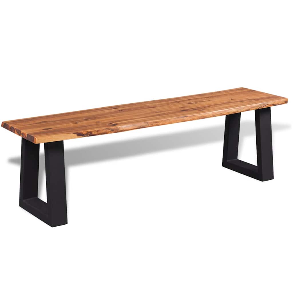 Vidaxl bankje 145 cm massief acaciahout