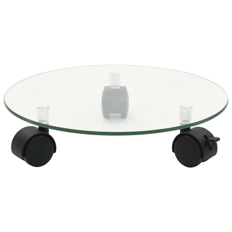 Vidaxl -Pflanzenrollen um 28 cm gehärtetes Glas 2 Sts