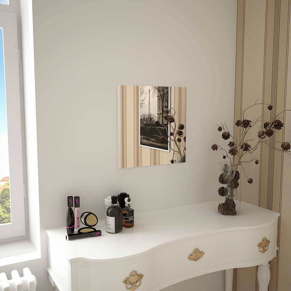 Vidaxl Wandspiegel Quadrat 40 x 40 cm Glas