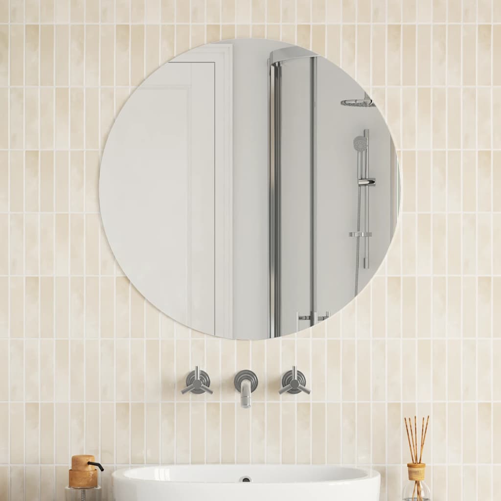 Vidaxl -Wandspiegel um 70 cm Glas