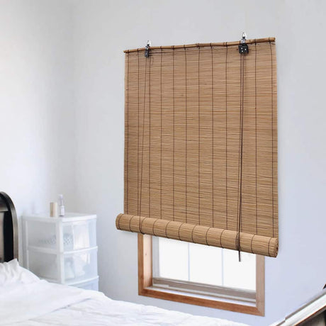 Vidaxl Roller Blind 140x220 cm Bambusbraun
