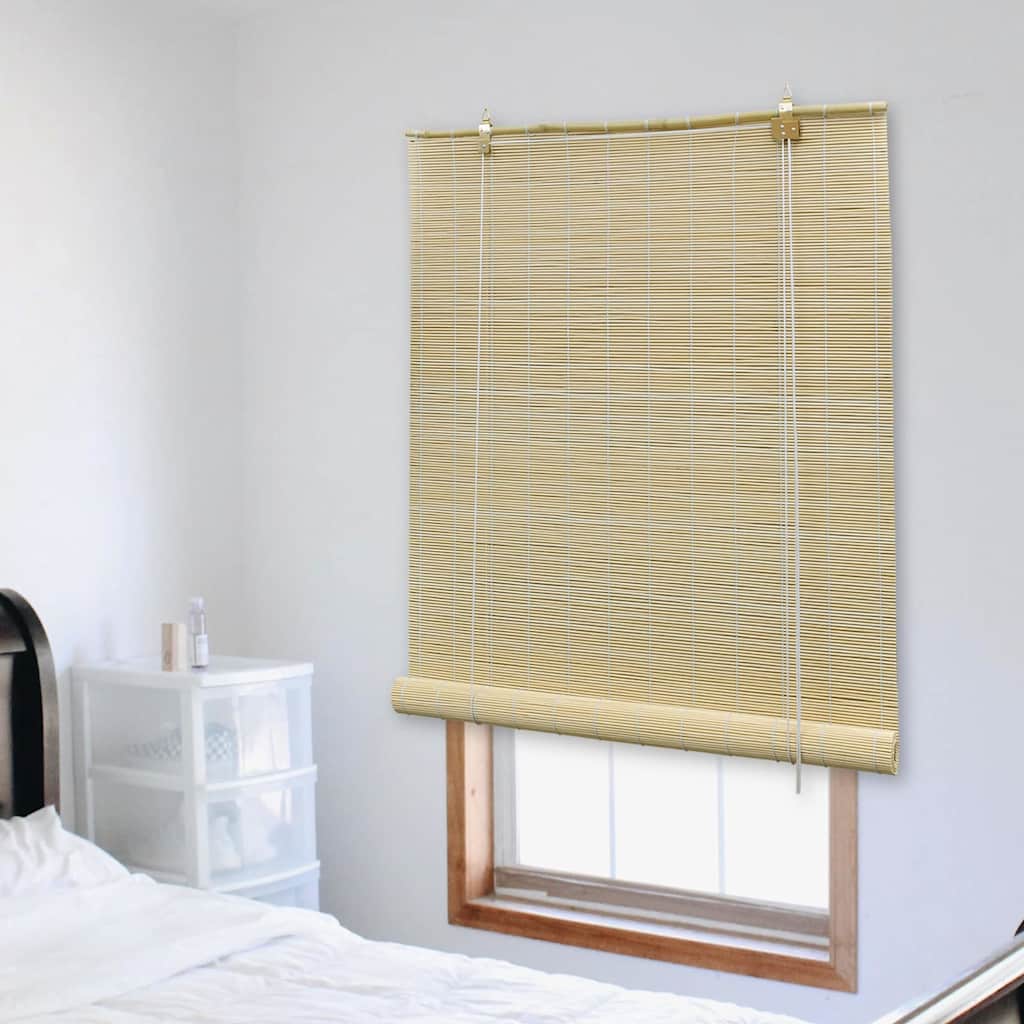 Vidaxl Roller Blind 100x220 cm Bamboo Natural