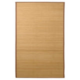 Vidaxl Teppich 100x160 cm Bambusbraun