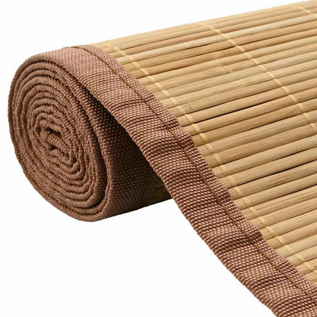 Vidaxl Teppich 100x160 cm Bambusbraun