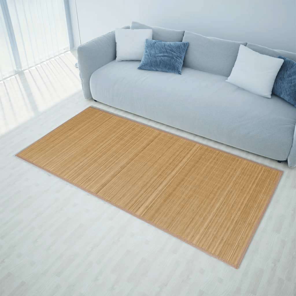 Vidaxl Teppich 160x230 cm Bambusbraun