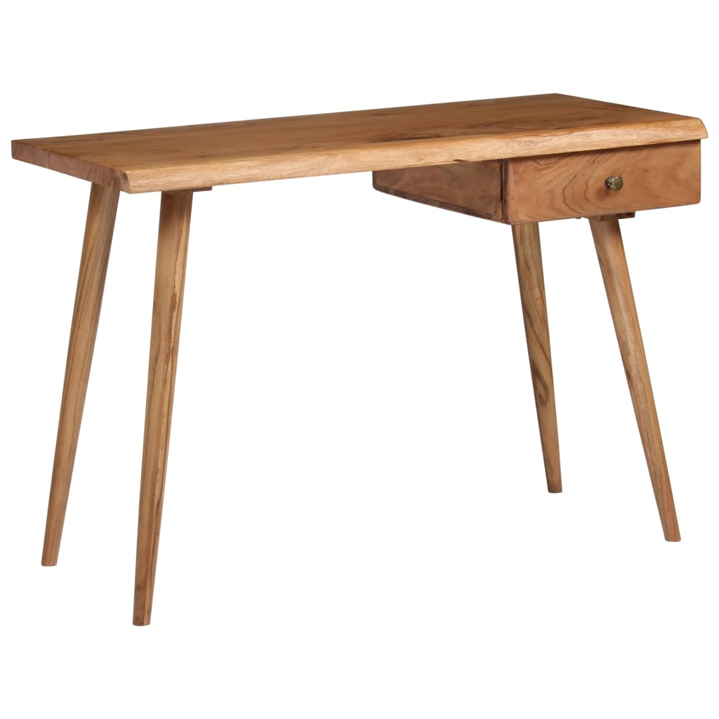 Vidaxl schrijftafel 110x50x76 cm massief acaciahout
