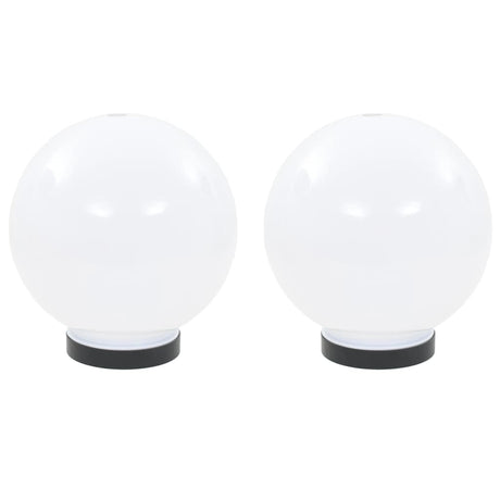 VIDAXL LED -Lampenlampen 2 PCs rund 20 cm PMMA