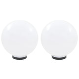 VIDAXL LED -Lampenlampen 2 Stcs rund 30 cm PMMA