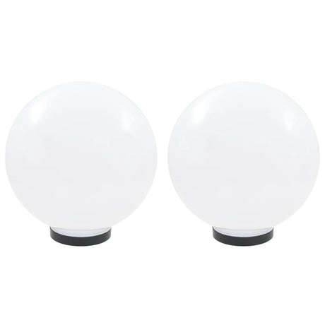 VIDAXL LED -Lampenlampen 2 Stcs rund 30 cm PMMA