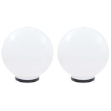 VIDAXL LED -Lampenlampen 2 Stcs rund 40 cm PMMA