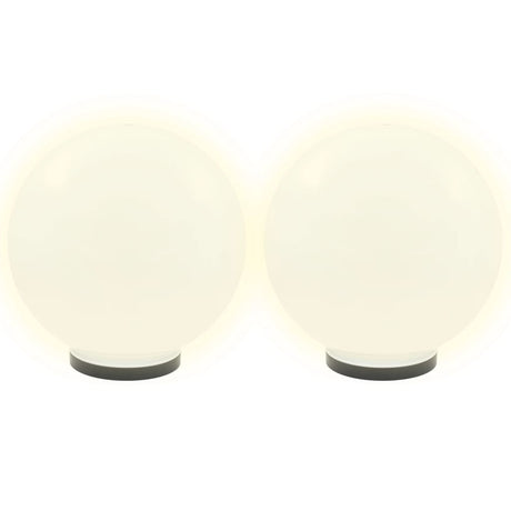 VIDAXL LED -Lampenlampen 2 Stcs rund 40 cm PMMA