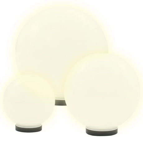 Vidaxl LED -Lampenlampen um 20 30 40 cm PMMA 3 PCs