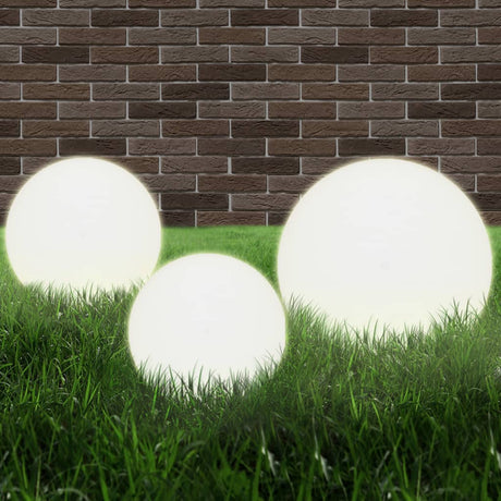 Vidaxl LED -Lampenlampen um 20 30 40 cm PMMA 3 PCs