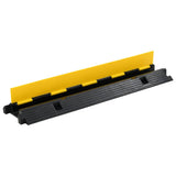 VIDAXL -Kabelschutzschwelle 1 Tunnel 100 cm Gummi