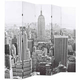 Vidaxl kamerscherm new york bij daglicht 200x170 cm zwart en wit