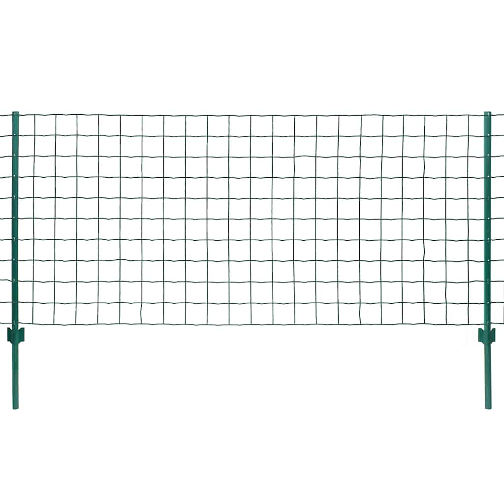 Vidaxl Euro HEK 20x0,8 m Stahlgrün