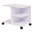 Vidaxl plankenkast verrijdbaar 50x35x42 cm wit