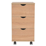 Vidaxl ladekast 33x45x60 cm eikenkleur