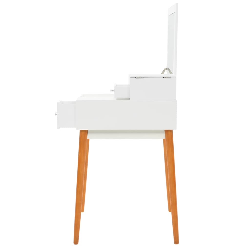 Vidaxl kaptafel met spiegel 60x50x86 cm mdf