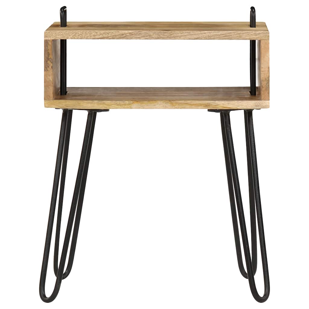 Vidaxl nachtkastje 40x30x47 cm massief mangohout
