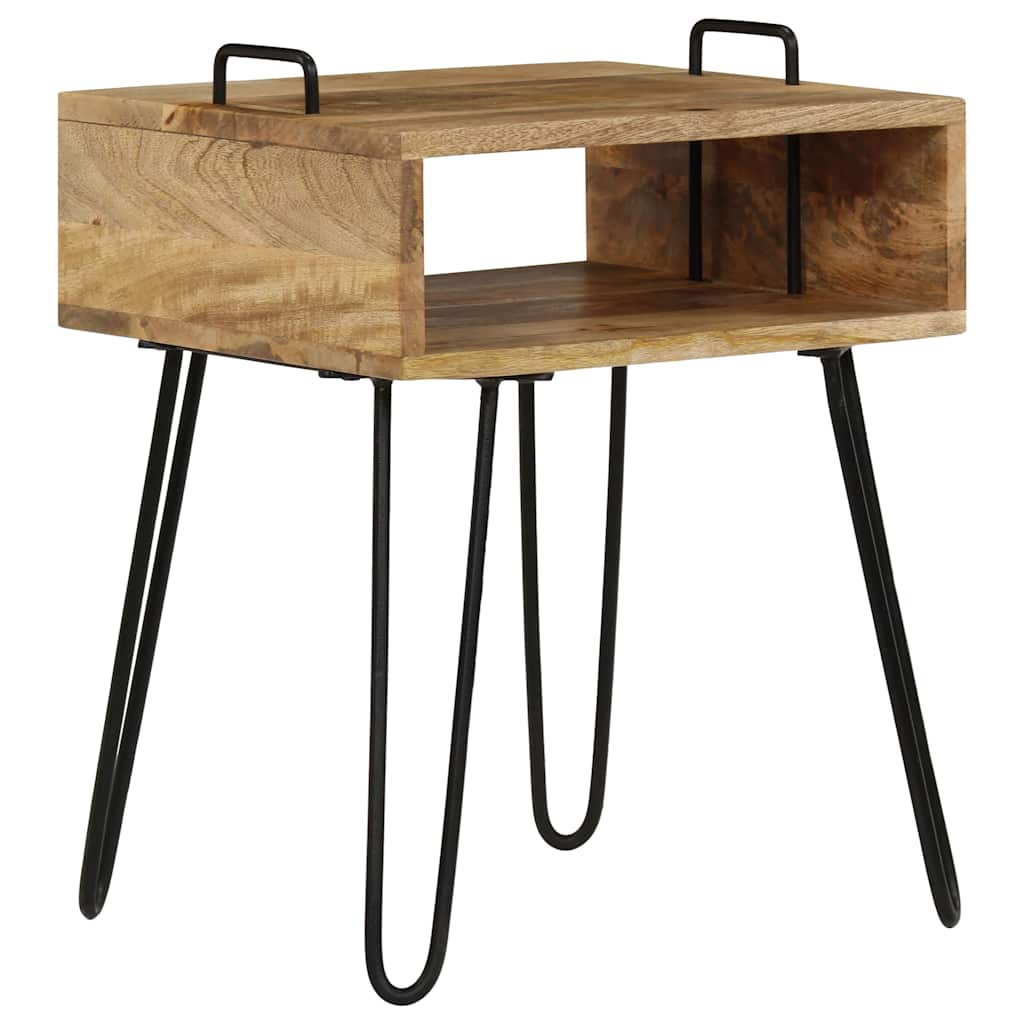 Vidaxl nachtkastje 40x30x47 cm massief mangohout