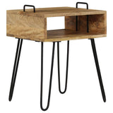 Vidaxl nachtkastje 40x30x47 cm massief mangohout