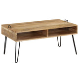 Vidaxl salontafel 100x60x45 cm massief mangohout