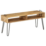 Vidaxl tv-meubel 110x35x45 cm massief mangohout